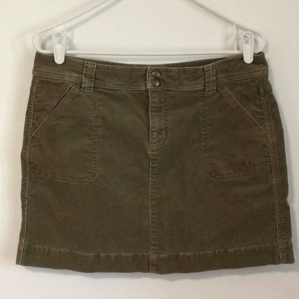 DKNY Jeans Stretch Corduroy Mini Skirt Size 10